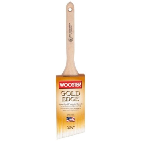 Wooster 266879 25 in Gold Edge Angle Brush 071497184313
